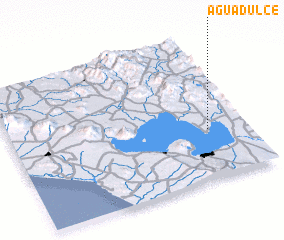 3d view of Agua Dulce