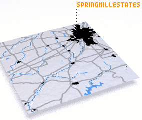 3d view of Spring Mill Estates