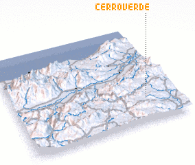 3d view of Cerro Verde