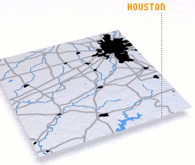 3d view of Houston