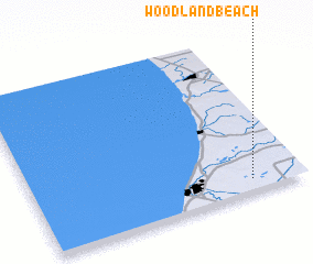 3d view of Woodland Beach