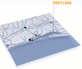 3d view of Portland