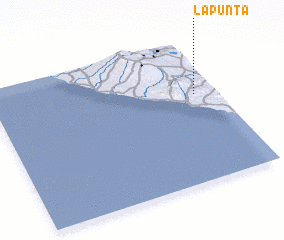 3d view of La Punta