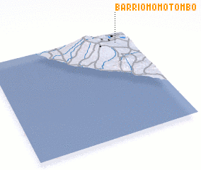 3d view of Barrio Momotombo