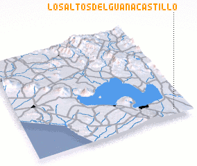 3d view of Los Altos del Guanacastillo