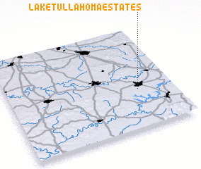 3d view of Lake Tullahoma Estates