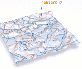 3d view of Santa Cruz