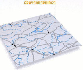 3d view of Grayson Springs