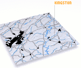 Kingston (United States - USA) map - nona.net