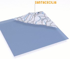 3d view of Santa Cecilia