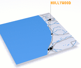 3d view of Hollywood