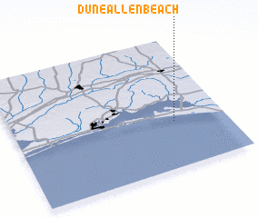 3d view of Dune Allen Beach