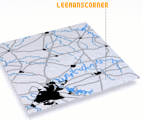 3d view of Leemans Corner