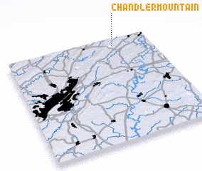 3d view of Chandler Mountain