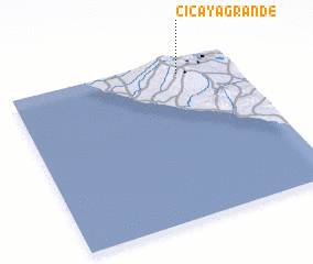 3d view of Cicaya Grande