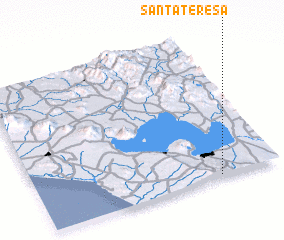 3d view of Santa Teresa