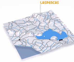 3d view of Las Pencas