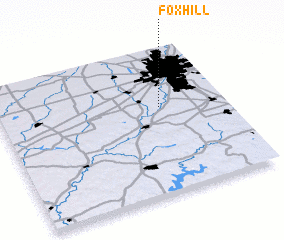 3d view of Fox Hill