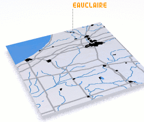 3d view of Eau Claire