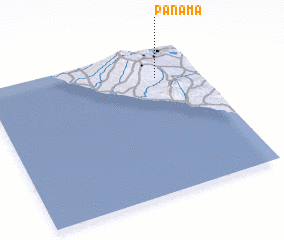 3d view of Panamá
