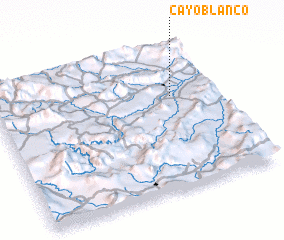 3d view of Cayo Blanco