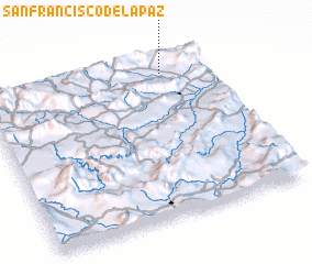 3d view of San Francisco de la Paz