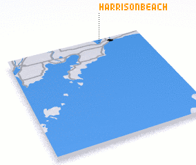 3d view of Harrison Beach