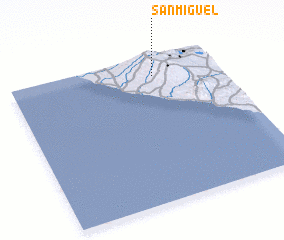 3d view of San Miguel