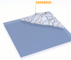 3d view of San Ramón