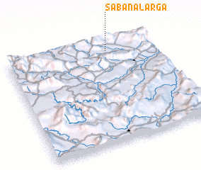 3d view of Sabana Larga