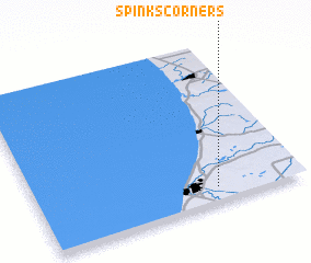 3d view of Spinks Corners