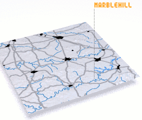 3d view of Marble Hill