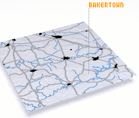 3d view of Bakertown