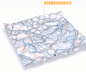 3d view of Nombre de Dios