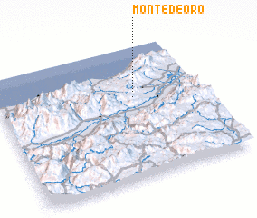 3d view of Monte de Oro