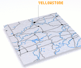 3d view of Yellowstone