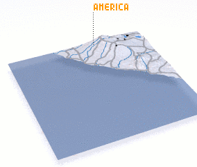 3d view of América