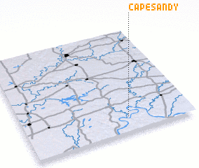 3d view of Cape Sandy