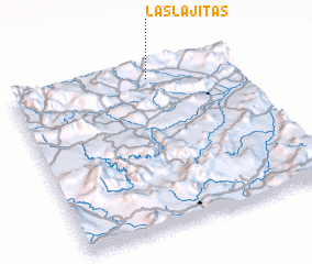 3d view of Las Lajitas