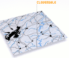 3d view of Cloverdale
