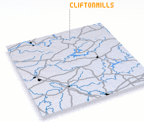 3d view of Clifton Mills