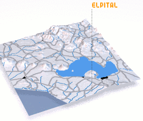 3d view of El Pital