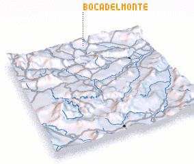 3d view of Boca del Monte