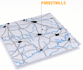 3d view of Forest Hills