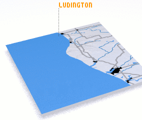 3d view of Ludington