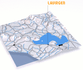 3d view of La Virgen