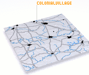 3d view of Colonial Village