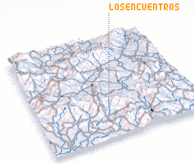 3d view of Los Encuentros