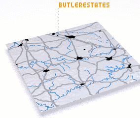 3d view of Butler Estates