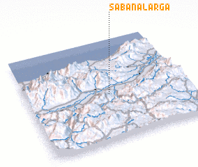 3d view of Sabana Larga